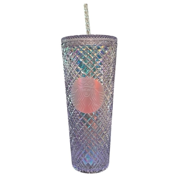 Starbucks Holiday ‘22 Limited Iridescent Unicorn Jeweled Tumbler 24 oz Venti Cup - Picture 8 of 9